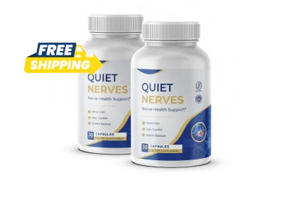 Quiet Nerves nerve support capsule bottles